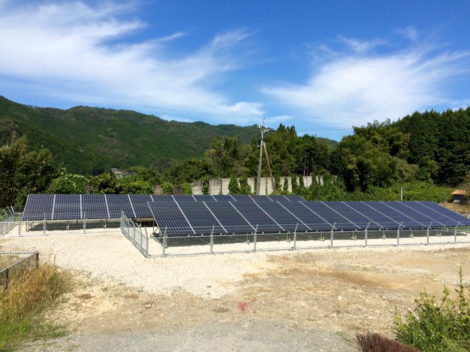 太陽光発電システム完工